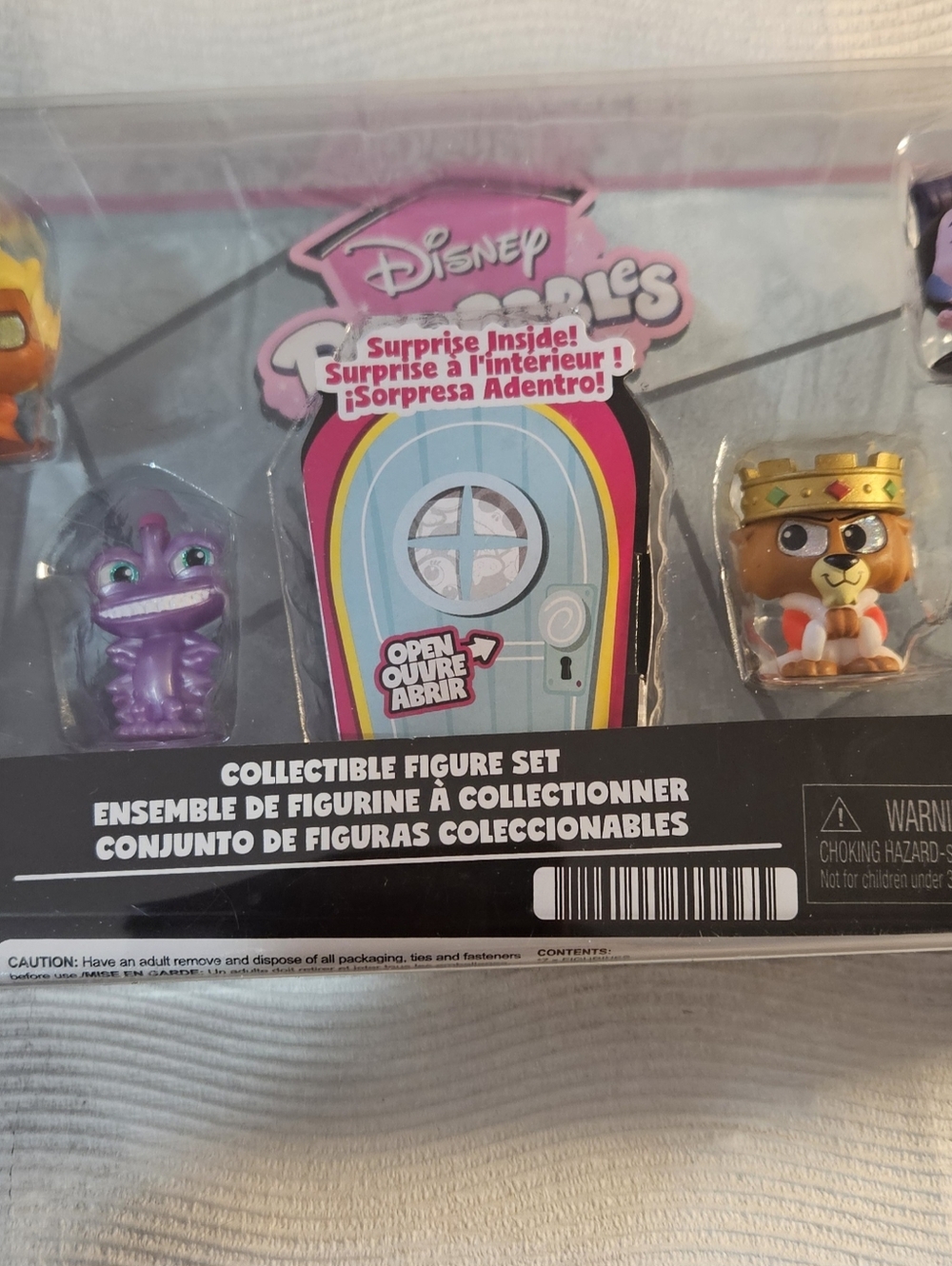 Disney Doorables 7 Piece Collectible Figure Set - With Surprise Inside New